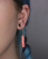 Candy Striper Earrings